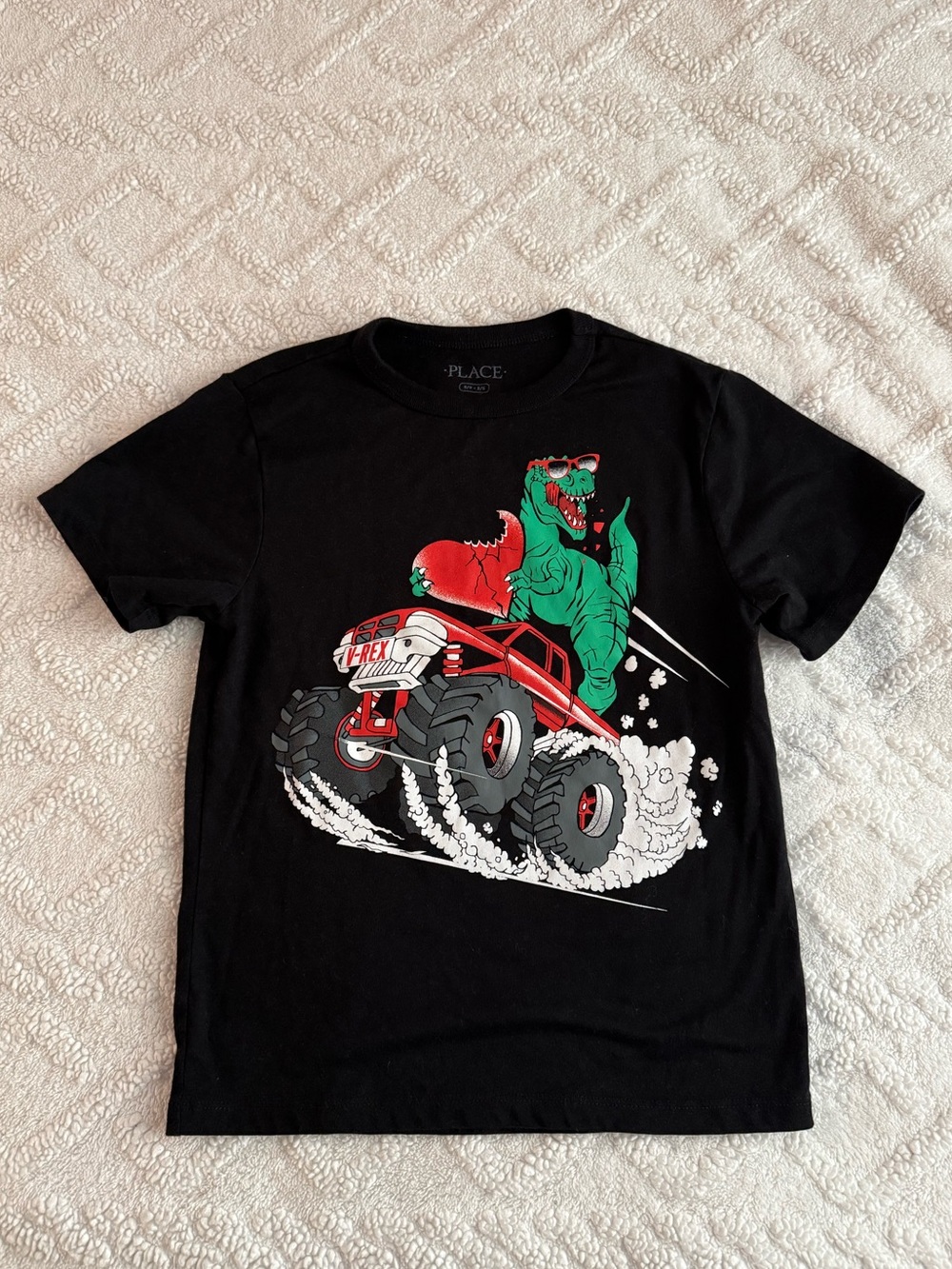 The Children’s Place Dinosaur Monster Truck Graphic Tee | Boys Size 5/6